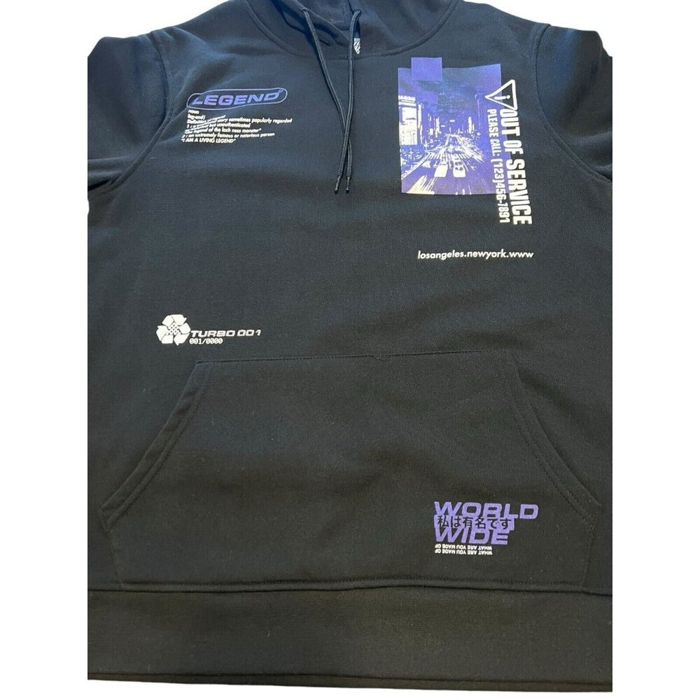 Brooklyn Cloth Graphic Hoodie Men’s Size Medium Streetwear